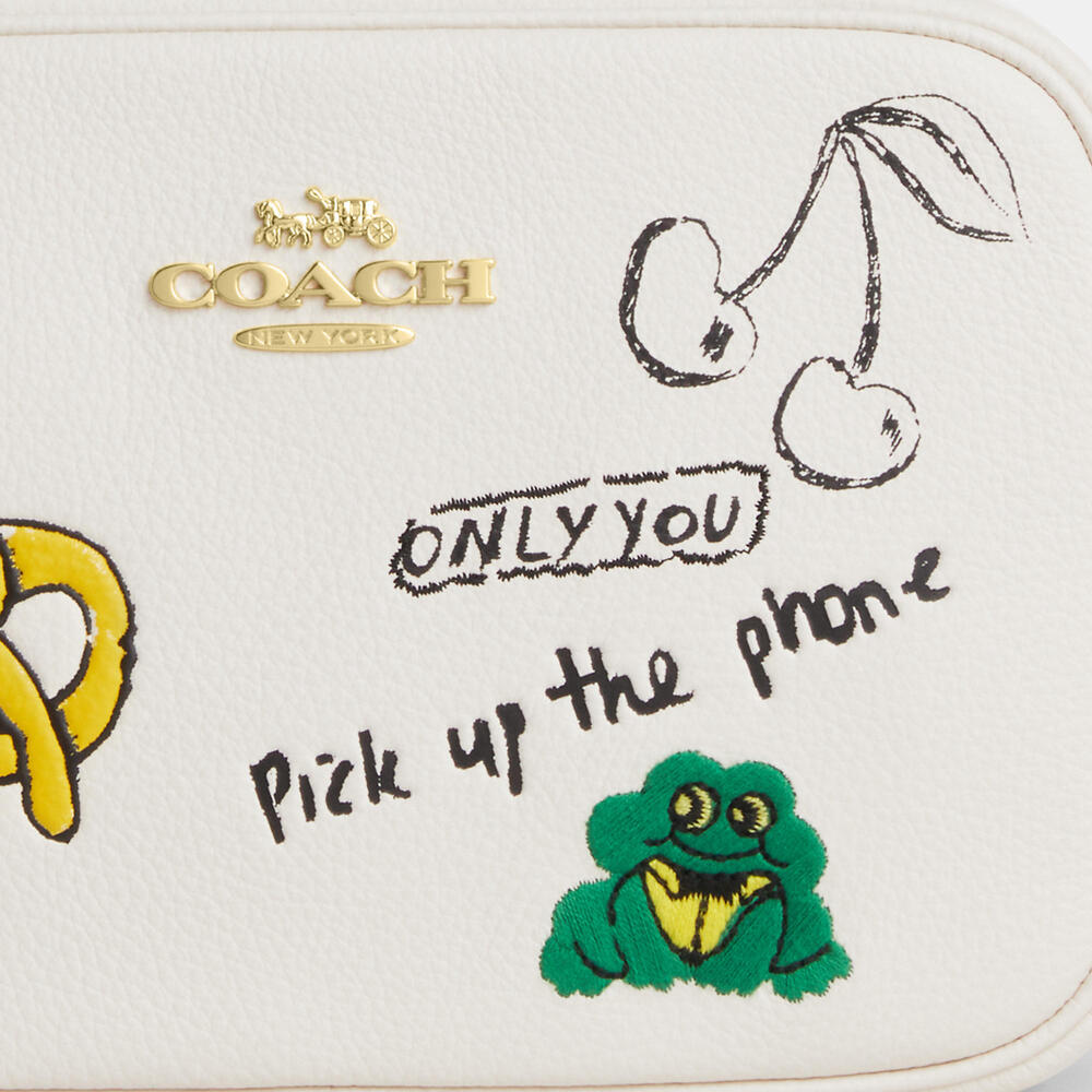 Jamie Camera Bag With Sketch Print